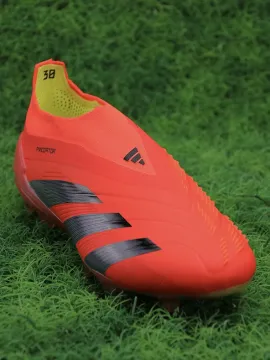 Adidas Predator Elite Laceless FG Predstrike - Solar Red/Core Black/Solar Yellow