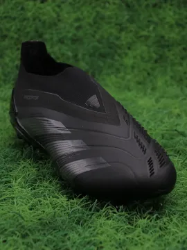 Adidas Predator Elite Laceless FG Nightstrike - Core Black/Carbon