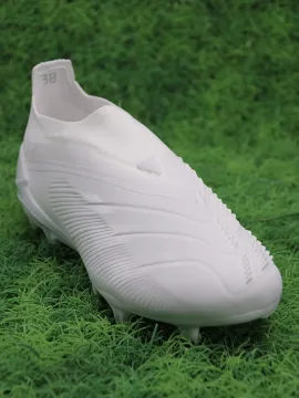 Adidas Predator Elite Laceless FG - White/White/White