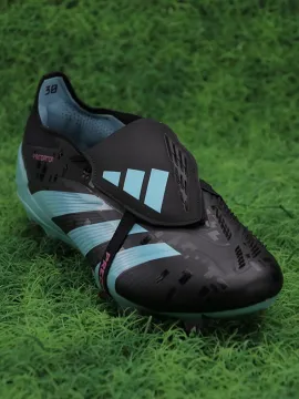 Adidas Predator Elite Fold-Over Tongue FG - Black/Turquoise