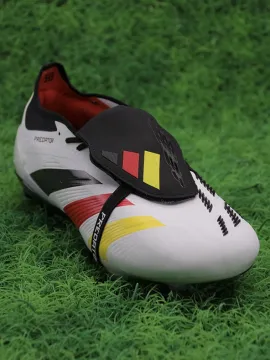 Adidas Predator Elite Fold-Over Tongue FG - White/Black/Red/Yellow