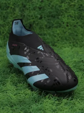 adidas Predator Elite Laceless FG - Black/Turquoise