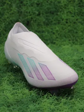 adidas X Crazyfast+ FG - White/Purple/Green