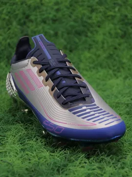 adidas F50 Ghosted FG UCL - Silver Metallic/Shock Pink/Collegiate Navy