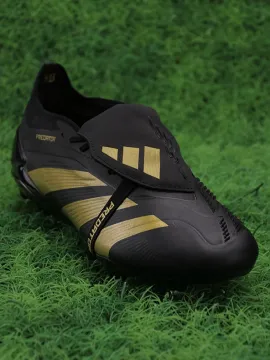 adidas Predator Elite Fold-over Tongue FG - Black/Gold