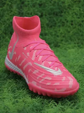 Kids Nike Phantom Luna Elite TF Pink Silver White